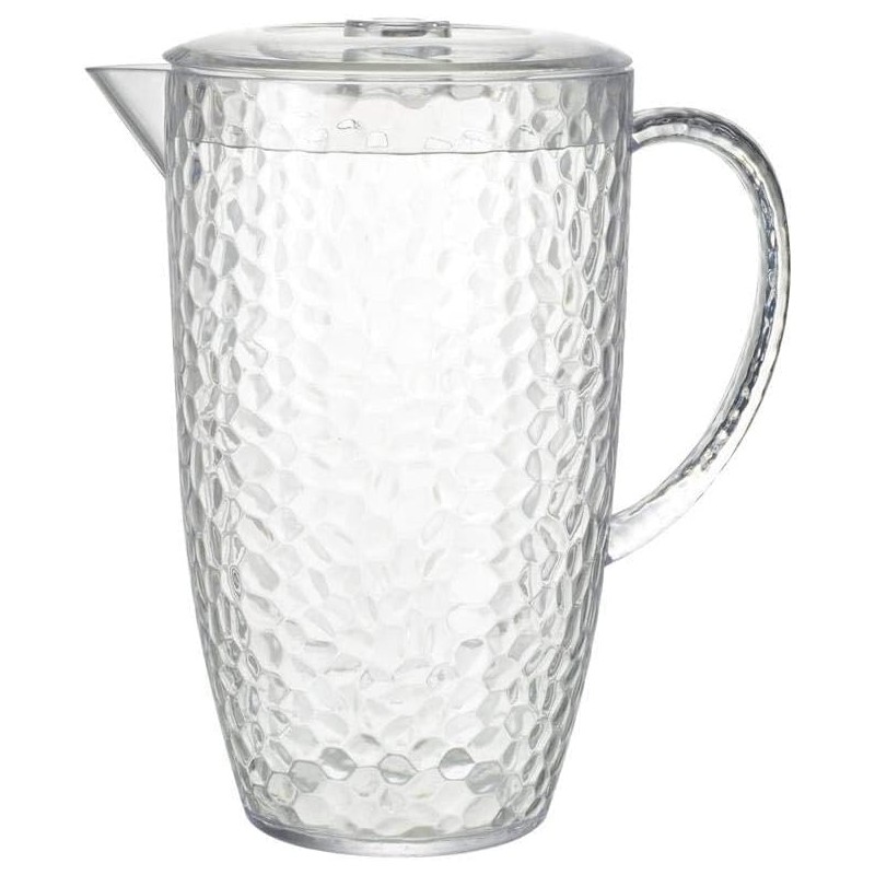 eMKay® Reusable Four Clear Dimple Plastic Champagne Flutes (200ml) &
