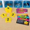 Carpet Mark-Its Move and Groove! Numbers Through 25 Task Cards Kit - 26 Carpet Spots, 20 Task Cards
