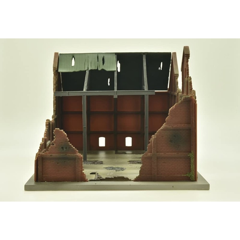 Tomytec 313779 1/144 Diocolle Combat Series DCM12 Distressed Warehouse, Painted