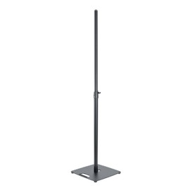K&M 26731 Speaker Tripod Black Steel Diameter 3.5 cm with Steel Plate and Shock Absorber up to 15 kg with Full Extension