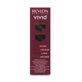Revlon Realistic Vivid Colour Protein Infused Permanent Color Hair Dye with Color Lock Technology, Black Cherry 110ml