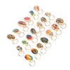 20pcs Shell Dreadlocks Ring DIY Cute Exqusite Hair Braiding Pendant