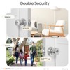 HOSOM Door Knob with Lock and Key, Keyed Entry Door
