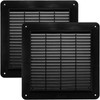 Vent Systems 10" x 10" Inch Black - Pack of