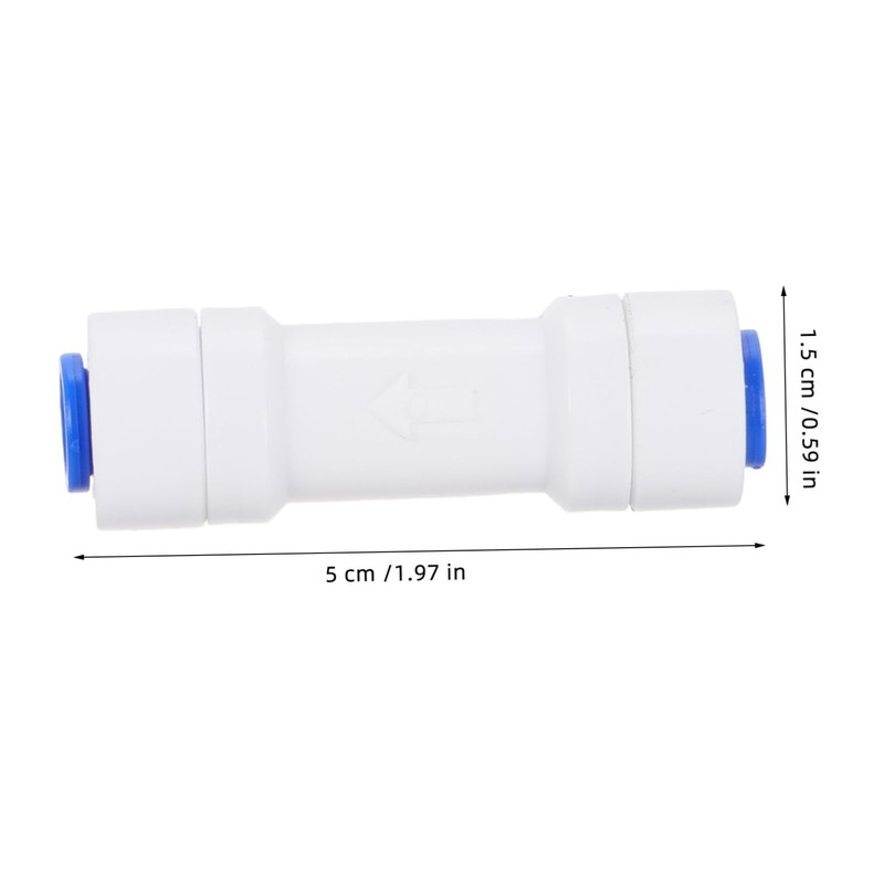 TEHAUX 5Pcs Water Purifier Check Valve Quick Connect Reverse Osmosis