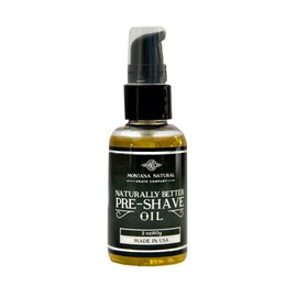 MNSC Naturally Better Pre-Shave Oil for a Smooth, Irritation-Free Shave | Premium Oils, Hypoallergenic, Made in USA, Simple, All-Natural, Plant-Derived Ingredients