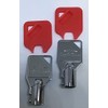 SafeCo Brands FEO-K1 Elevator Key Fire Service Red Keys 2-Red