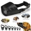 Dog Safety Muzzle Biting Barking Chewing Control Adjustable Nylon Small