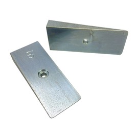 WFO Concepts 2" Wide Steel Degree Shims - Set of 2 (8° Degree)
