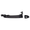 TRQ Front Left Exterior Door Handle Black Drivers Side Compatible