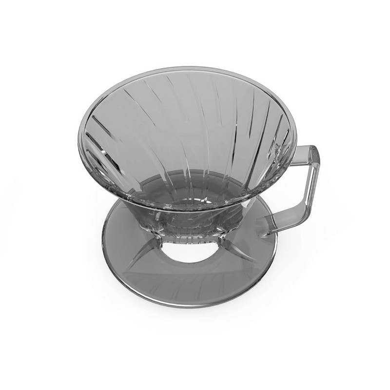 HARIO MA-432 Bestco Coffee Dripper with Memory 02, Clear Gray,