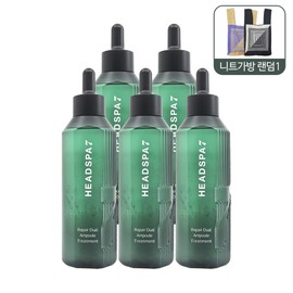 Head Spa 7 Treatment Season 4 Repair Dual Ampoule 230ml 5pcs + Knit Bag / 헤드스파 7 트리트먼트 시즌4 리페어 듀얼 앰플 230ml 5개+니트가방