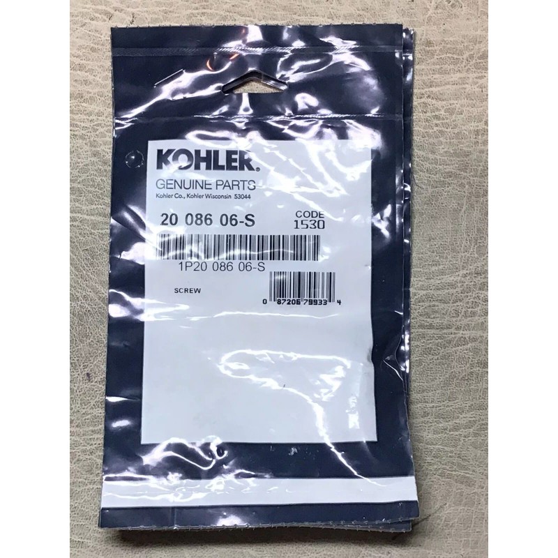 Kohler 2008606S Screw Kohler New Oem