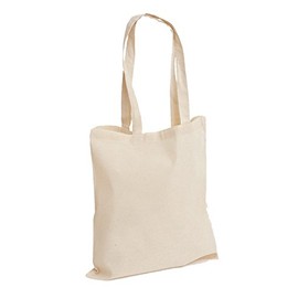 D&H CLOTHING UK Pack of 3 Premium Plain Natural Cotton Shopping Tote Bags Eco Friendly Shoppers Ideal For Printing And Decorating