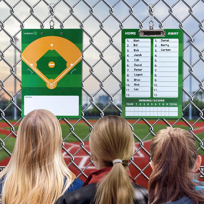 Lrjrizzo Baseball Dry Erase Coaches ClipboardBaseball Dry Erase Coaching Board