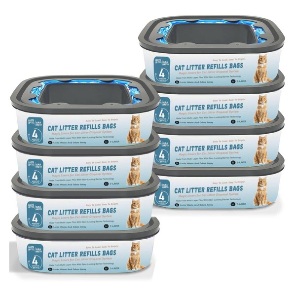Cat Litter Refills Bags Cartridge, Upgrade 28FT Bags Cartridge Compatible