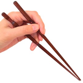 FlaColle Hashimo [How to Hold Chopsticks Naturally] Adult Orthopedic Chopsticks Practice [Correction Without Parts] (Left Handed 8.1 inches (20.5 cm)