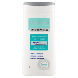 CLINIANS Intense A Lifting Wrinkle Cleansing Milk, Dermatologically Tested, Moisturises and Protects the Skin, Made in Italy, 200 ml