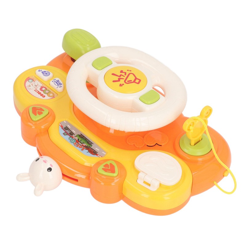 Baby Steering Wheel Toy Multifuntional Lighting Effects Educational Musical Steering