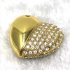 ASCENDAS Glitter Heart USB Memory 16GB Gold