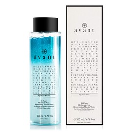 Avant | Bi-Phase Hyaluronic Acid Rejuvenating Micellar Water | 1x 6.76 fl oz | Anti-Ageing, Brightening, Helps Reduce Wrinkles & Improve the Appearance of Sagging Skin & Uneven Skin Tone