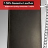 IBRO Long Bifold Chain Wallet – RFID Blocking Biker Wallet