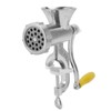 Meat Grinder Small Aluminum Alloy Composite Wood Incisive Blade Silver