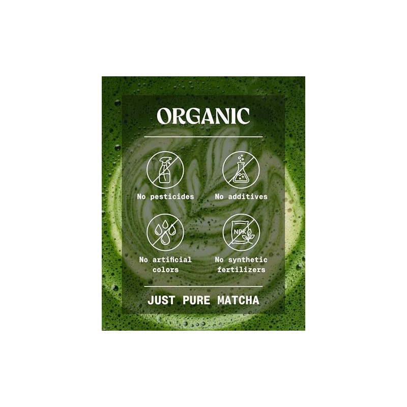 NaturaleBio Organic Matcha Green Tea Powder - Premium Quality