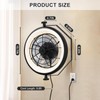 Wall Mount Fan with Remote/App Control, 16" Quiet Wall Mounted