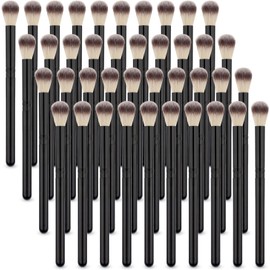 Lash Shampoo Cepillos 40Pcs Fluffy para Lavado Extensión Limpieza Baño Maquillaje Pestañas Sombra de Ojos Juego de Pinceles