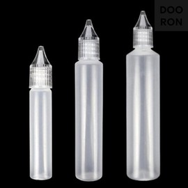 Duron Shop Multi-purpose Pointed Empty Bottle for Sauce, Cosmetics, Paint, and Miniature Containers / 두론샵 다용도 뾰족 공병 소스 화장품 물감 미니어처 용기