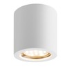 ZMH Surface-mounted spotlight, white, round: surface-mounted light GU10 ceiling spotlights,