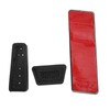 3pcs Accelerator Brake Pedals Foot Rest Plate Waterproof Fireproof Replacement