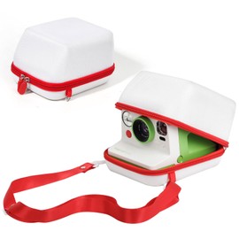 wogozan Protective Case for Polaroid OneStep, OneStep+, Onestep 2,Now, Now+ Gen 2, I-Type Instant Film Camera - Hard Shell Camera Case with Adjustable Shoulder Strap （White）(No Camera)