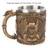 Beer Mug Stainless Steel Resin Double Layered High Temperature Resistant