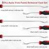 TOOLEAGUE 6Pcs Heavy Duty Trim Removal Tool,Upholstery Trim Panel Removal