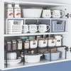 bangminda Kitchen Cabinet Expandable Shelf Organizers Set of 3, 6-