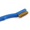 Forney 70489 Wire Brush, Brass with Plastic Handle, 7-1/4-Inch-by-.006-Inch