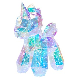 Decorative LED Plastic Colourful Unicorn with USB Port 35 cm Modern Fornax