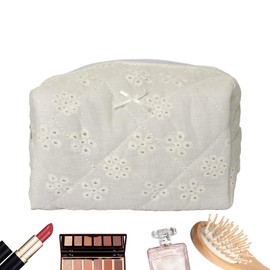 Embroidered Cosmetic Bags for Purse - Travel Makeup Organizer - Toiletry Organizer Portable, Jewelry Storage Pouch for Travel Gym