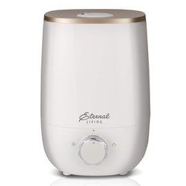 Eternal Living Ultrasonic Cool Mist Humidifier & Essential Oil Diffuser, White