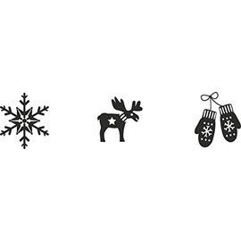 3 Piece Wooden Stamp Set – Stamp Figures Wooden Nordic Design