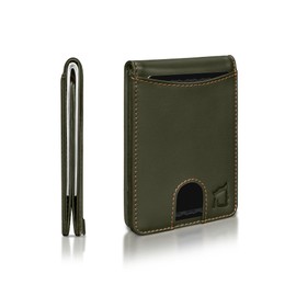 Kingly Cash Pocket Slim Wallet for Men - RFID Blocking Leather Card Holder - Minimalist Men’s Wallet for Front Pockets - Holds 1-15 Cards & Cash - Durable Italian Leather Wallets