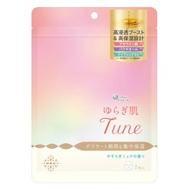 Elleair Soothing Skin Tune Sheet Mask, 7 Pieces, Calming Musky Scent