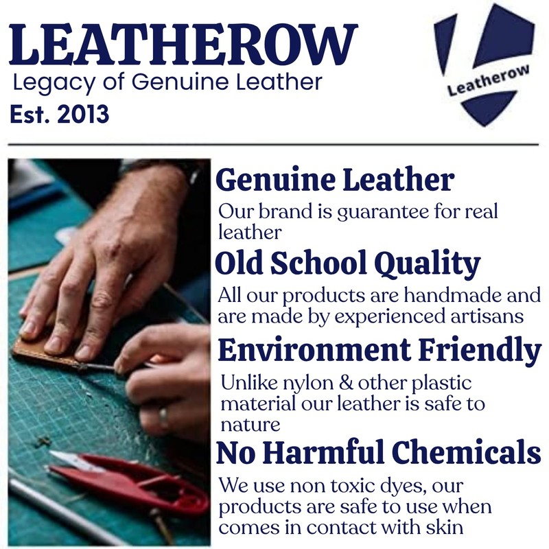 Heavy-Duty Full Grain Leather Tool Belt for Electricians – Multi-Pouch