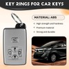 Boerunid Car Smart Card Remote Car Key Shell Case Fob