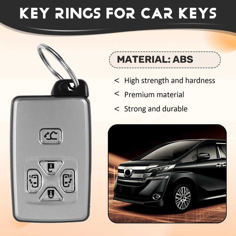 Boerunid Car Smart Card Remote Car Key Shell Case Fob
