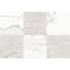 FloorPops x Chris Loves Julia 12-in by 12-in Bonneville Beige Peel and Stick Floor Tiles, FP5061