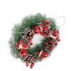Christmas Wreath Hand Made Simulation Pine Cone Wreath Christmas Gift