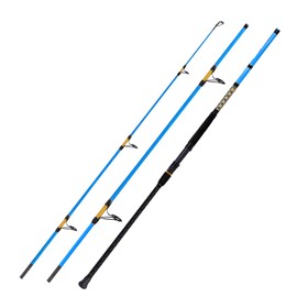 Fiblink Surf 2-Piece/3-Piece/4-Piece Fishing Rod Spinning/Casting Carbon Fiber Travel Fishing Rod (9ft/10ft/12ft) (Spin - 3pc - 12ft)
